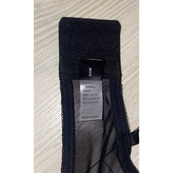 Fredericks of Hollywood Lace Balconette Longline Bra UW Womens S Small Blue - Picture 8 of 8